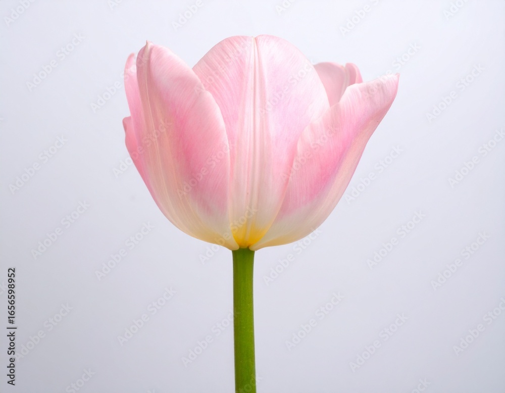 High-Resolution Pink Tulip in Perfect Focus High-Resolution Pink Tulip in Perfect Focus