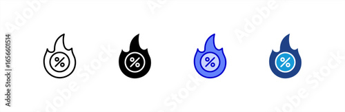 Hot Sale icon set multiple style collection.