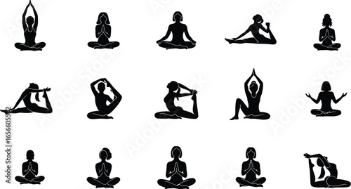 Serene yoga poses for wellness and mindful living