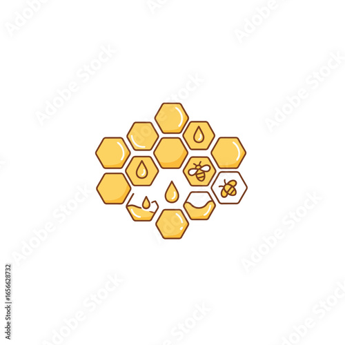 honey comb design very cool 