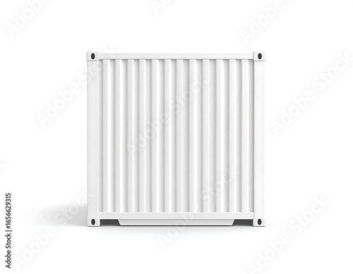 Wallpaper Mural White shipping container on white background Torontodigital.ca