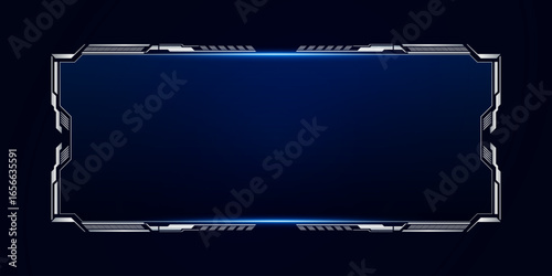 Sci fi futuristic user interface, HUD template frame design, Technology abstract background
