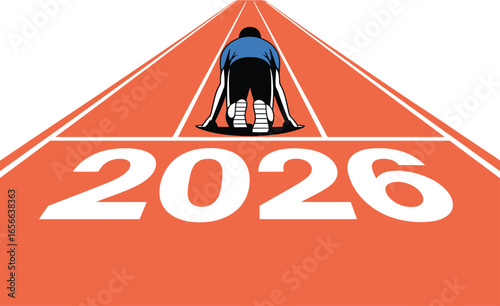 2026 Ready Set Go New Year New Goals Achievement Success