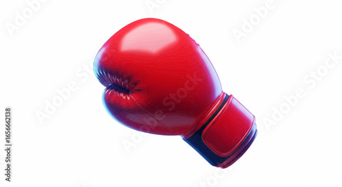 Red Boxing Glove Vector Illustration