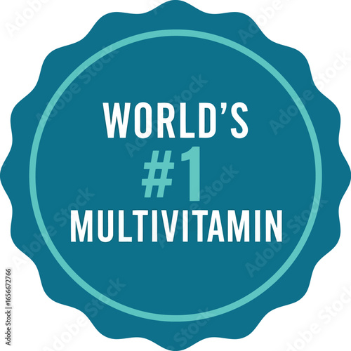 Award winning seal of approval for the worlds number one multivitamin supplement product