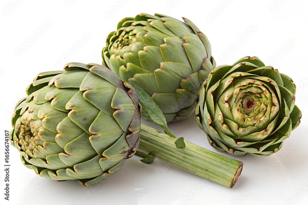 Fototapeta premium artichoke on a white background