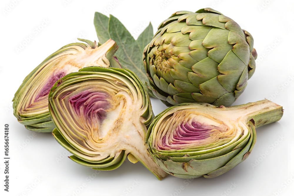 Obraz premium artichoke on white background