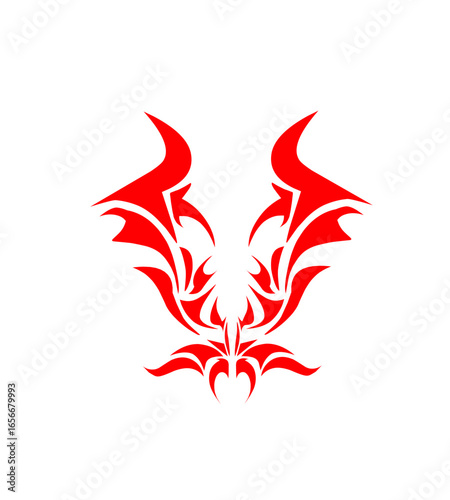 vector illustration of abstract tribal design 