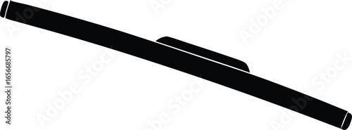  windshield wiper blade refill silhouette vector icon