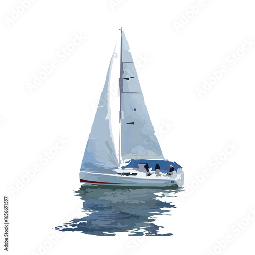 sailboat on the sea