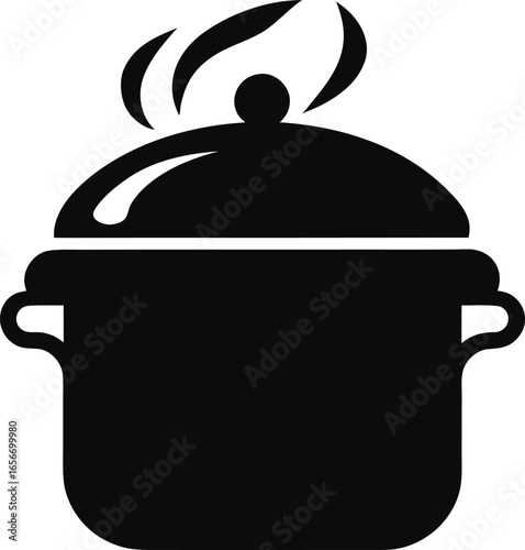 cooking pot vector illustration