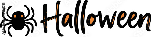 
Halloween Font_Cute Halloween Logo_Spider Web_Spider_Halloween Party_Halloween Event Poster 01