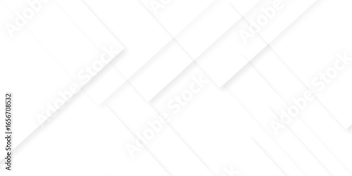 Abstract geometric technology background  white color box line banner digital triangular element paper surface .	
