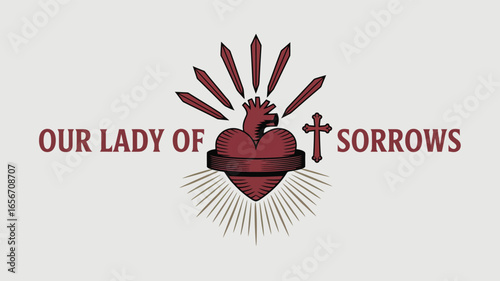 Our Lady of Sorrows Sacred Heart Catholic Devotion Religious Celebration