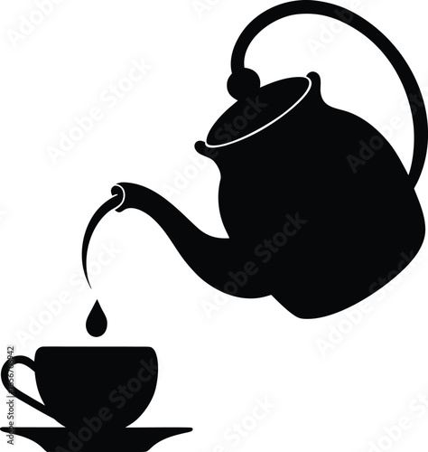 teapot and cup
