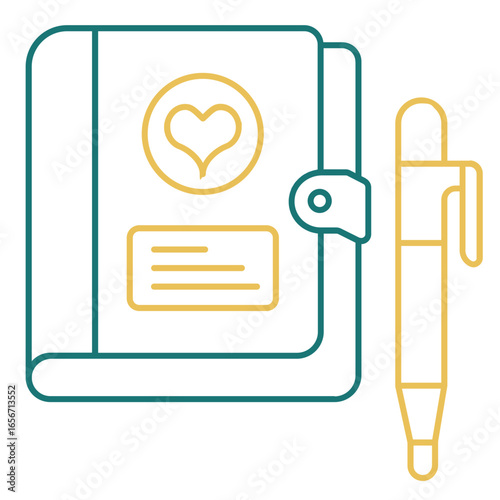 Illustration Diary Icon