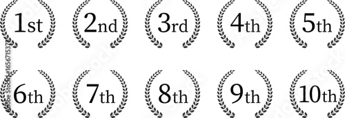 周年や記念、アニバーサリーのロゴベクターイラストセット