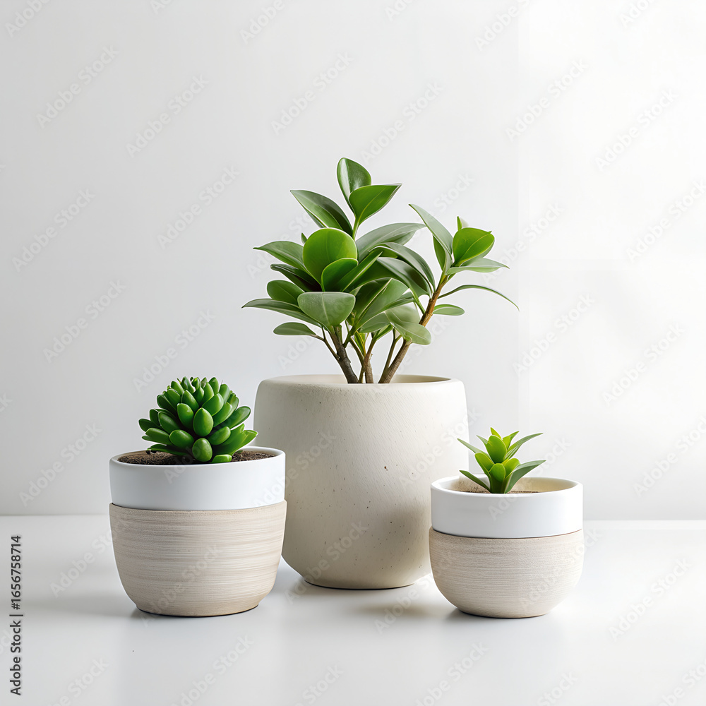 Obraz premium green plant in a pot