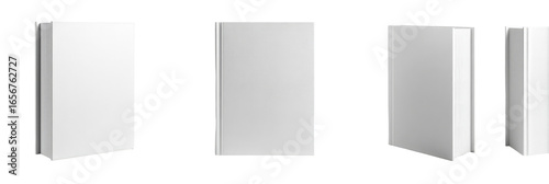 Four perspectives of a blank book