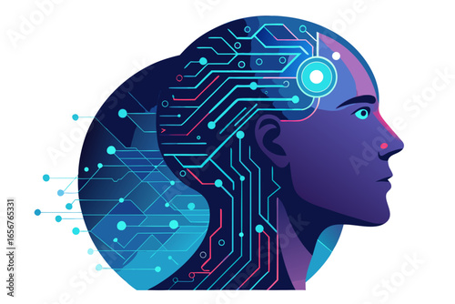 Experience the future of intellect with a stunning AI brain network visualization symbolizing innovation, data processing, and advanced technology for modern business solutions