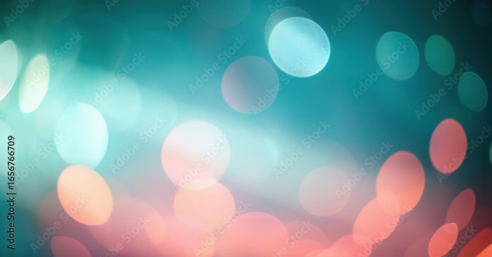 Blurred lights create soft, colorful bokeh effect. Teal, pink hues dominate image, suggesting festive mood. Gentle gradients present. Blurred lights create soft, colorful bokeh effect. Teal, pink hues dominate image, suggesting festive mood. Gentle gradients present.