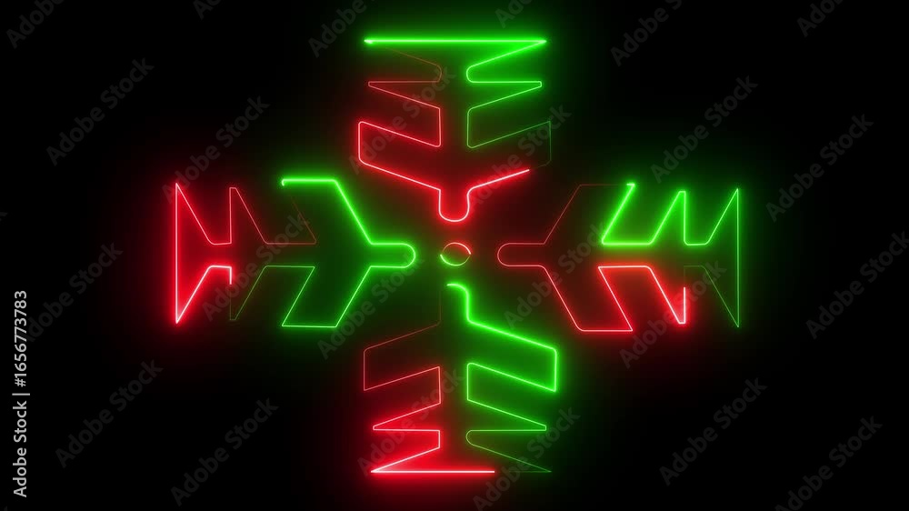 Neon glowing red ,green color airplane sign icon animation black background Glowing neon Airplane icon on Black background . video concept Plane icon with neon glow animation flying airplane symbol. Neon glowing red ,green color airplane sign icon animation black background Glowing neon Airplane icon on Black background . video concept Plane icon with neon glow animation flying airplane symbol.