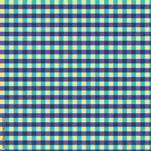 Seamless Gingham Fabric Pattern Lines Vector Abstract Stripe Texture suitable for Textiles Print Medium.