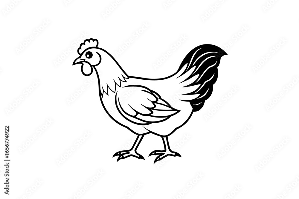 Fototapeta premium chicken