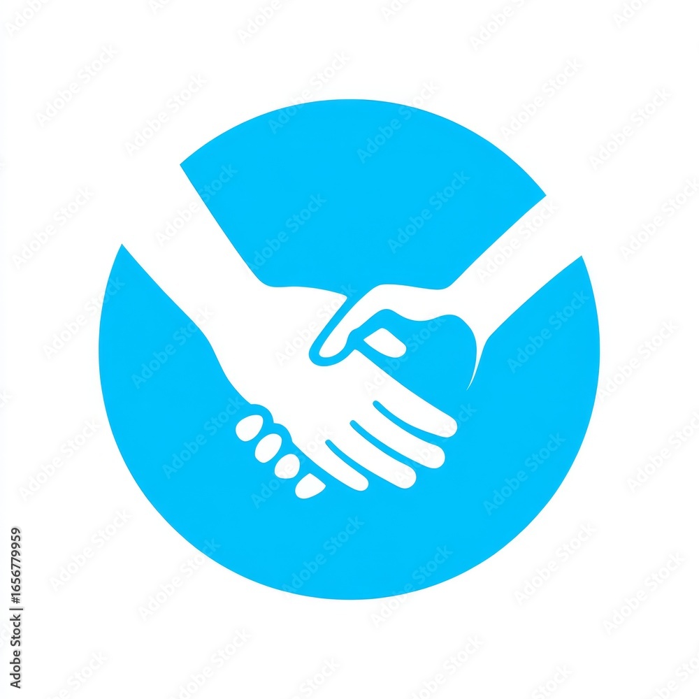 Fototapeta premium Iconic Illustration for Social Awareness, Minimalist Design, Digital Art