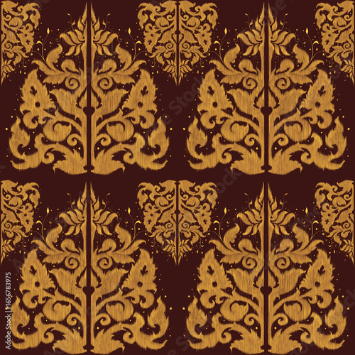 Geometric Design for background Ethnic oriental pattern traditional,Geometric ethnic oriental pattern traditional Design for background, local fabric pattern ethnic,wallpaper,ikat,carpet