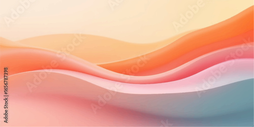 Abstract artistic colorful wave pattern flows gracefully on a vibrant vector backdropAbstract artistic colorful wave pattern flows gracefully on a vibrant vector backdrop