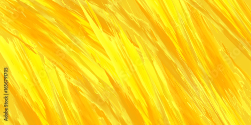 Abstract yellow painted texture with vibrant brush strokes rough artistic surface hand-painted gradient background for creative posters prints digital artwork greeting cards invitations.