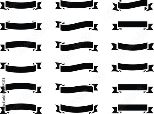 A Collection of Black and White Silhouette Illustrations of Various Mushroom Types