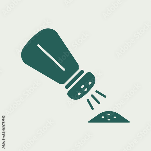 Salt trendy useful vector Illustration design cute colorful background