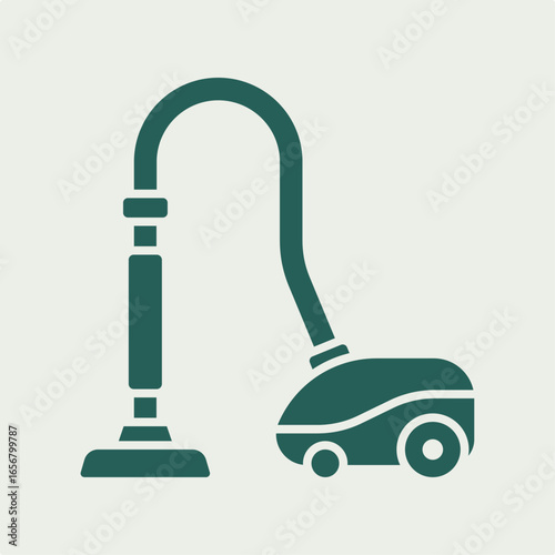Vacuum Cleaner Seat trendy useful vector Illustration design cute colorful background