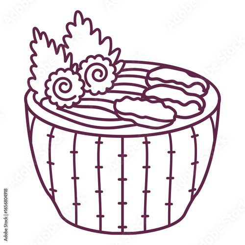 Asian dish ramen noodle stroke