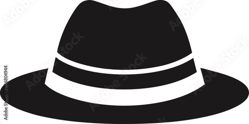 Vintage Trilby or Fedora Hat Icon