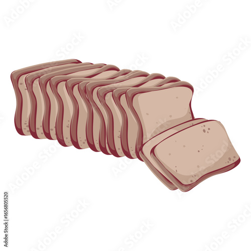 Bread whole grain bread icon