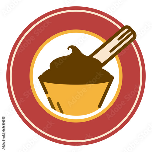 Chocolate dessert logo