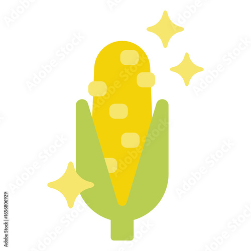 Corn on the cob flat