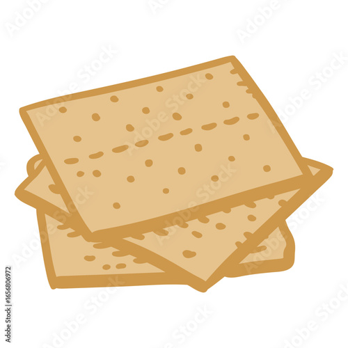 Crackers color stroke