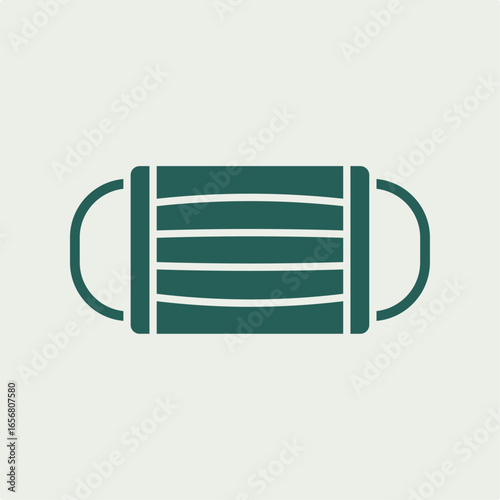 Face Mask trendy useful vector Illustration design handsome colorful background