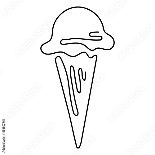 Food continuous line ice cream