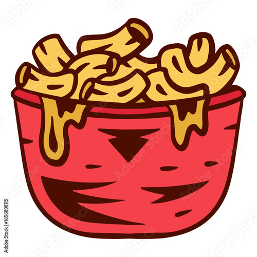 Food mac and cheese meal