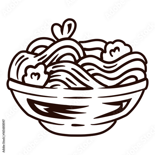Food ramen simple meal