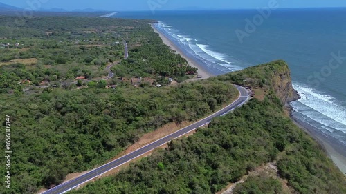 Aerial view of Surf City 2 in El Salvador