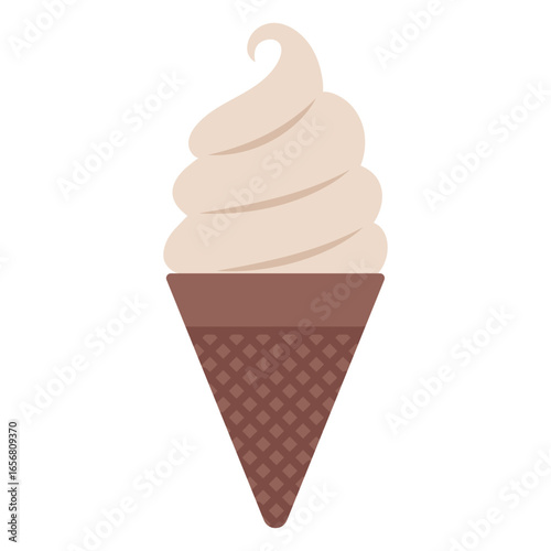 Ice cream chocolate cone