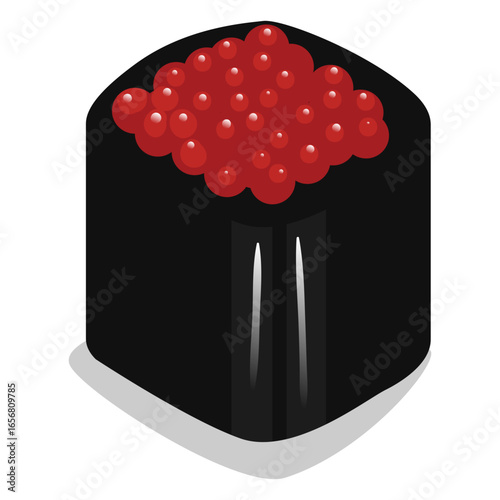 Ikura salmon roe sushi icon