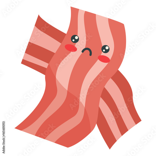Kawaii sad bacon