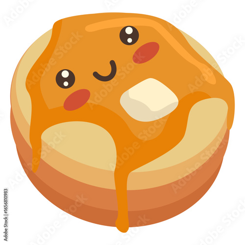 Pancake with butter
